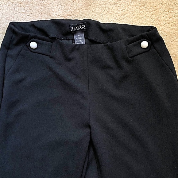 Soho black office pants size M - Picture 8 of 8